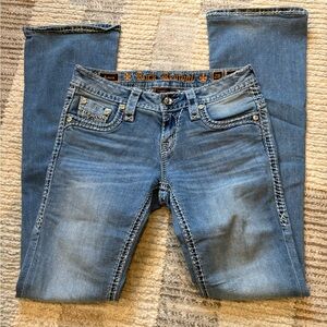 Rock Revival Light Blue Straight Leg Jeans